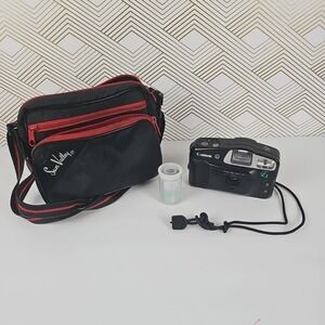 Canon Snappy LX‎ 35mm Camera Point and Shoot Camera with Case Tested - FLAWED